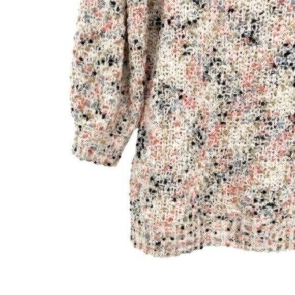 Anthropologie Moon & Madison Woman's Chunky Oversized Confetti Knit Sweater - Picture 10 of 12